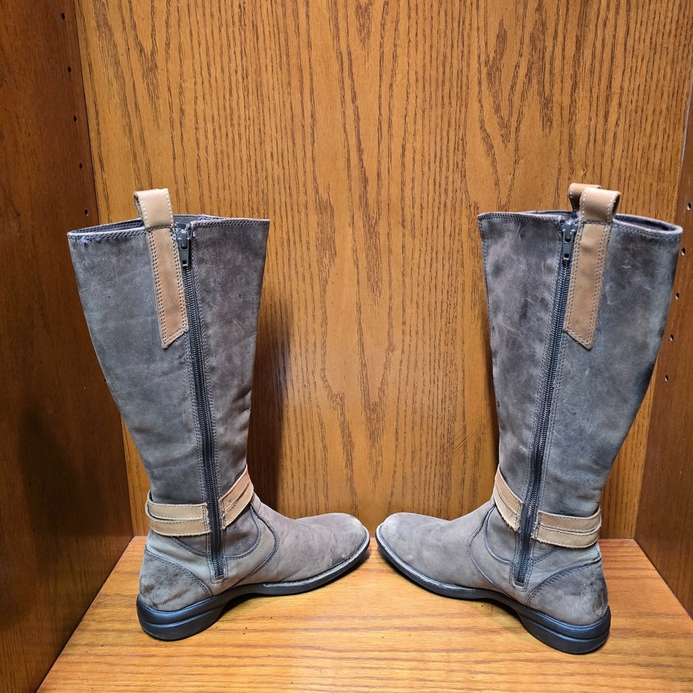 Merrell Captiva Tall Riding Boots Womens Size 5.5 EU 35.5 Cinnamon Brown Leather - Picture 7 of 11